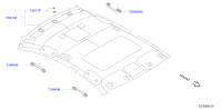 739103TS3A-HEADLINING ASSY
