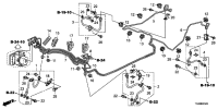 01464TK4H01-Hose set-fr brake rh