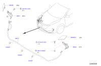 286593TS1A-COVER-NOZZLE,HEADLAMP CLEANER
