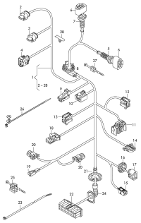 4H0971687CH-Wiring harness-door