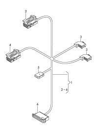 4H0971142D-Cord, adapter armrest