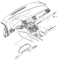 4H1853173F-Damper, instrument panel