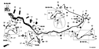 01465TRNH03-Hose set-fr brake, lh