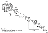 9036657049-BEARING, TAPERED ROLLER (FOR FRONT DIFFERENTIAL CASE FRONT)
