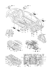 4H0802845B-Mounting point, automobile jack
