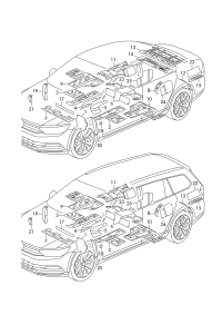 L3G0864759-Damper, drain channel