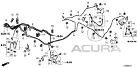 01466TZ3H00-Hose set r rr. Brake