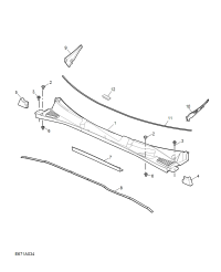 10210140-Panel, a/c grille