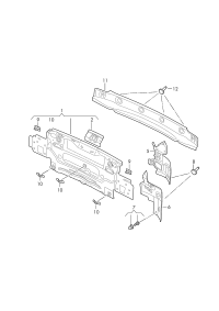 L3G7813315-Bracket, cowl top