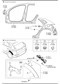 DHB651W50-FENDER(R),OVER-RR