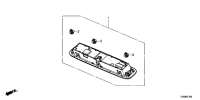 79660TAEH51-Control assy-a/c rr