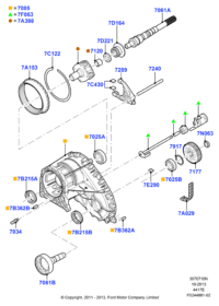 CL3Z7A029A-Chain assy