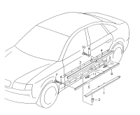 L4C08539055QQ-Sill mldg twist