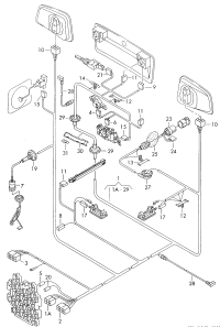 L4C1971169K-Wiring harness-rear