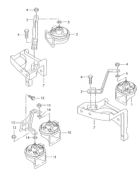 L4C0951209-Horn & bracket