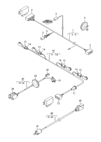 L4C1971065A-Harness, parking assist system control unit