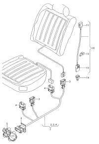 L4F0971386-Wiring harness-seat heater