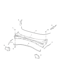 10260817-Panel, a/c grille