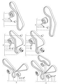 06B198119C-Repair kit-toothed belt w/pulley if installed in the vehicle: see picture: