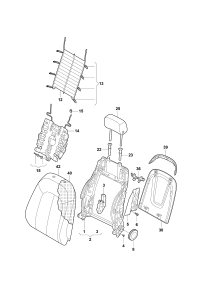 L8RD881046H-Mount assy., back