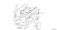 809605LF0A-Finisher-power window switch, front rh