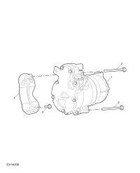 10320134-Bracket, a/c compressor