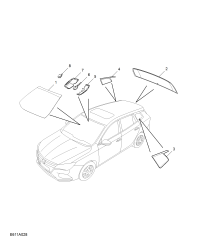 10705501-Glass assy-fr wind