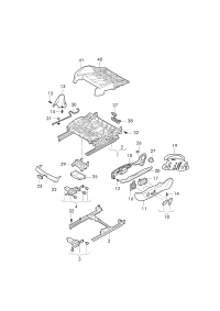 L4K0881325D4PK-Garnish, seat tray (black)