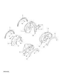 10955717-Patch assy., r. fr. wheelhouse