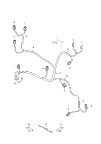 L4KD971036E-Harness, for door trim