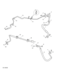 10417101-Clamp, cooler evaporator to compressor