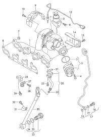 03L253010F-Exhaust manifold