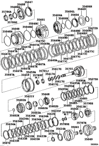 343600C040-Clutch assy, 1 way, no.4