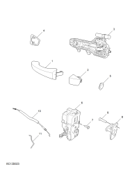 10297707-LATCH COMP,BACK DOOR