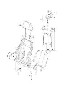 L5QD881045E-Mount assy., back