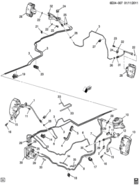 10388794-Tube (incl 29), brake