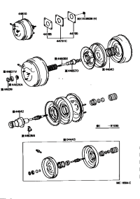 0444350020-Set, brake booster