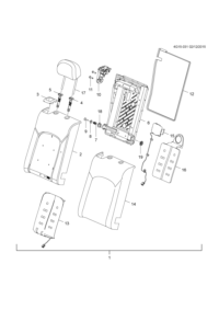 90905463-Bezel-rr seat back latch release knob