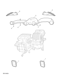 10242466-Duct assy, instrument panel