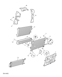 10457176-Radiator, cooling system
