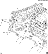 20829009-HOSE,ENG OIL CLR(INCLS 2-6,9)