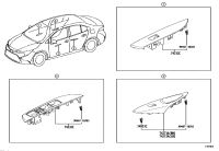 7423202K10-Panel, front door armrest base, upper driver