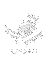 L5Q0804243A-Reinforcement, front lower