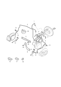 L5ND614725A-Pipe, brake from hydraulic to attachment