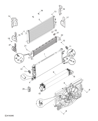 10797360-Radiator, cooling system