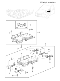 96041868-Solenoid, pressure control (incl 7)