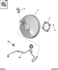 9806739580-Union, brake vacuum