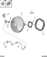 9808314180-Union, brake vacuum