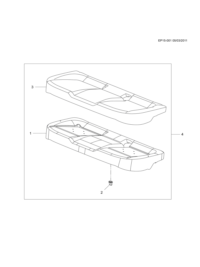 9075583-Cush, rr seat (incl. 1-3)