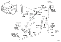 872450EA80-HOSE, HEATER WATER, OUTLET